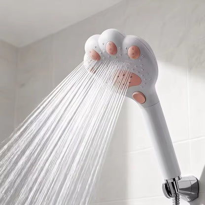 Cute Cat Paw Shower Head – High-Pressure Filtered, 3-Mode