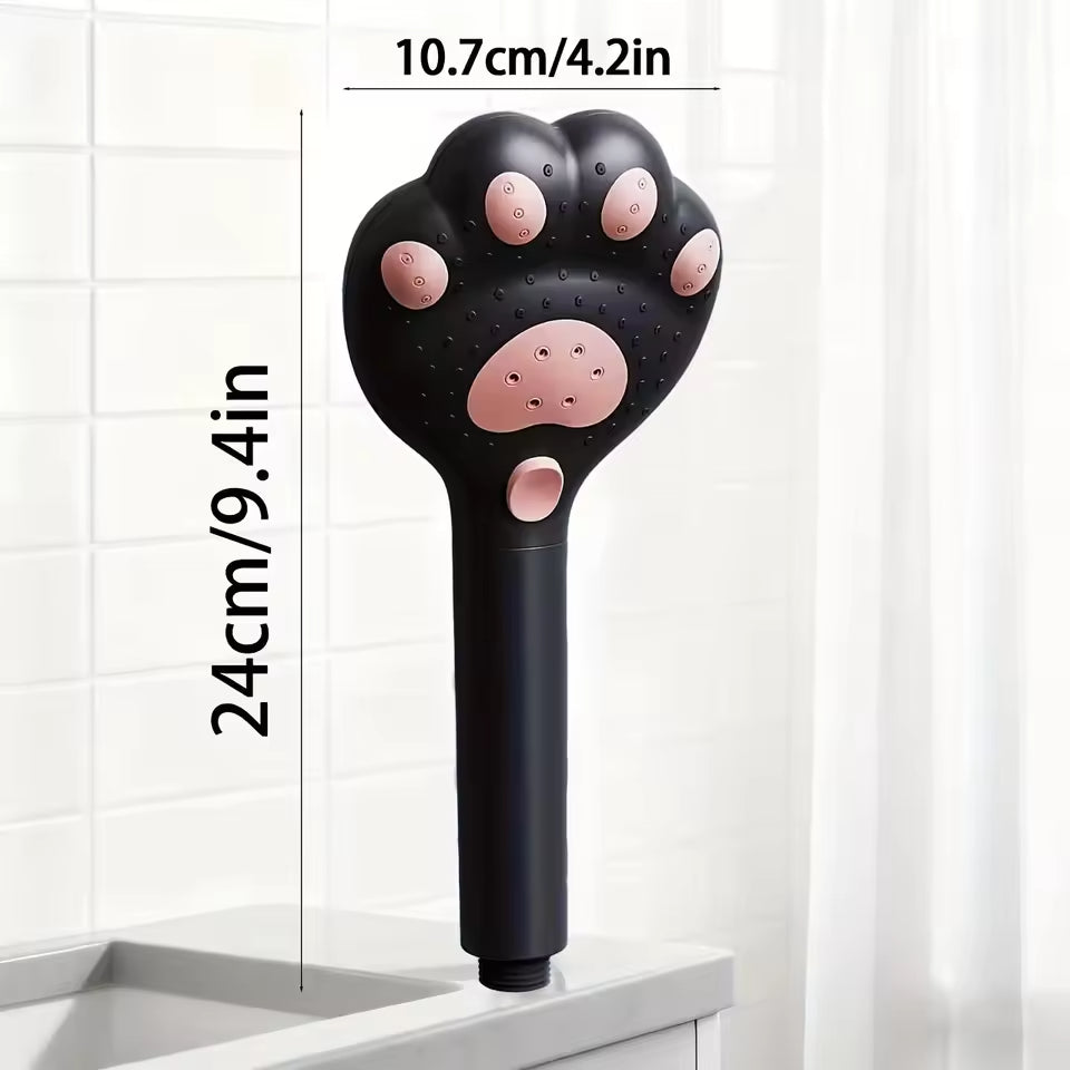 Cute Cat Paw Shower Head – High-Pressure Filtered, 3-Mode